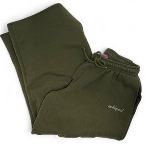 Edikted Olive Low-Rise Sweatpants